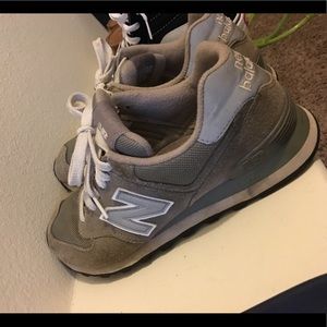 grey new balance 574